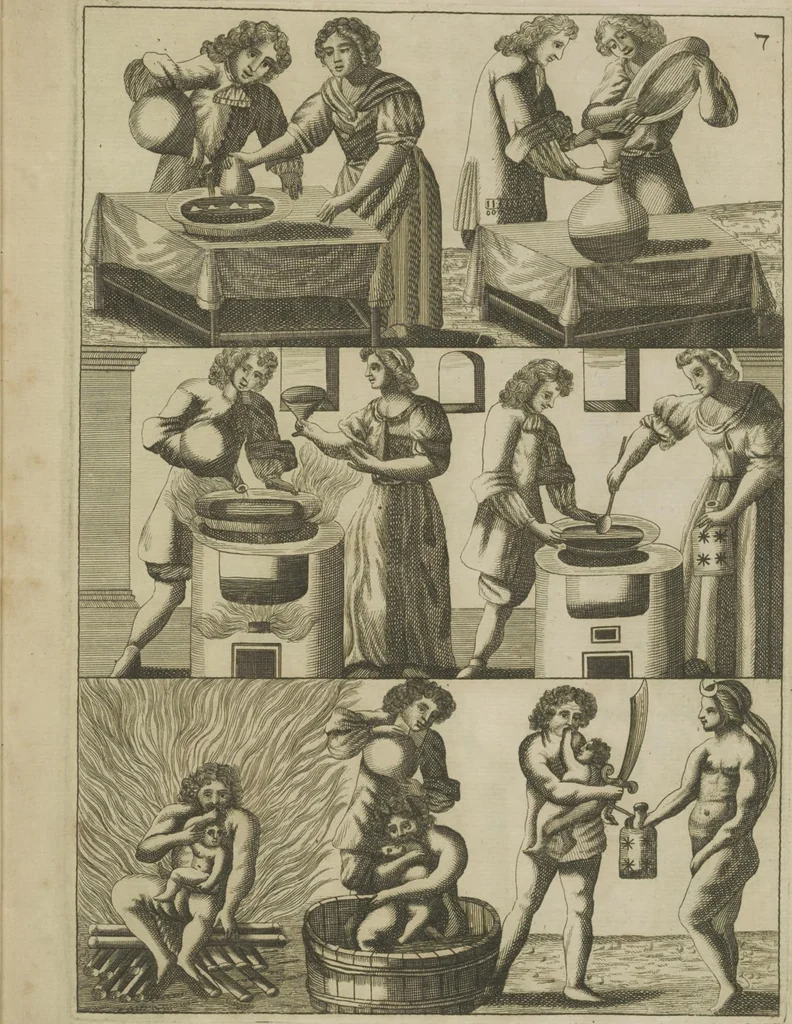 An illustration from Mutus liber,, 1702, leaf 17