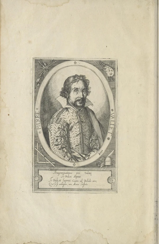 An illustration from Le iardin du roy très chrestien Henry IV roy de France et de Navare : dédié à la royne, 1608, leaf 11