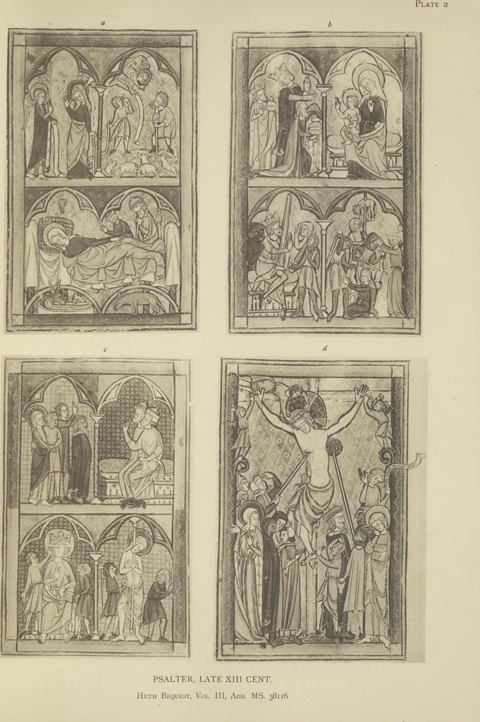 An illustration from Catalogue of the fifty manuscripts & printed books bequeathed to the British Museum by Alfred H. Huth, 1912, leaf 48