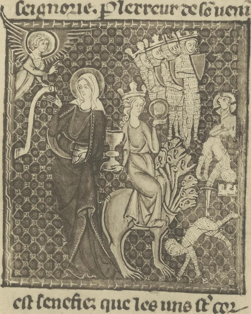 An illustration from Catalogue of the fifty manuscripts & printed books bequeathed to the British Museum by Alfred H. Huth, 1912, leaf 54