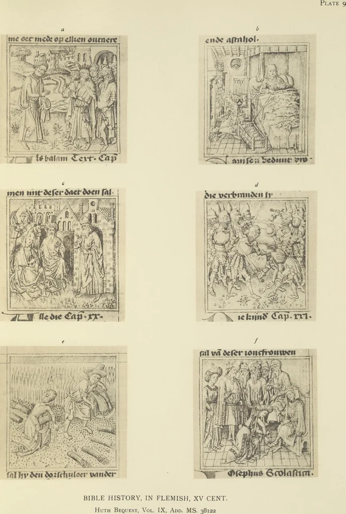 An illustration from Catalogue of the fifty manuscripts & printed books bequeathed to the British Museum by Alfred H. Huth, 1912, leaf 62