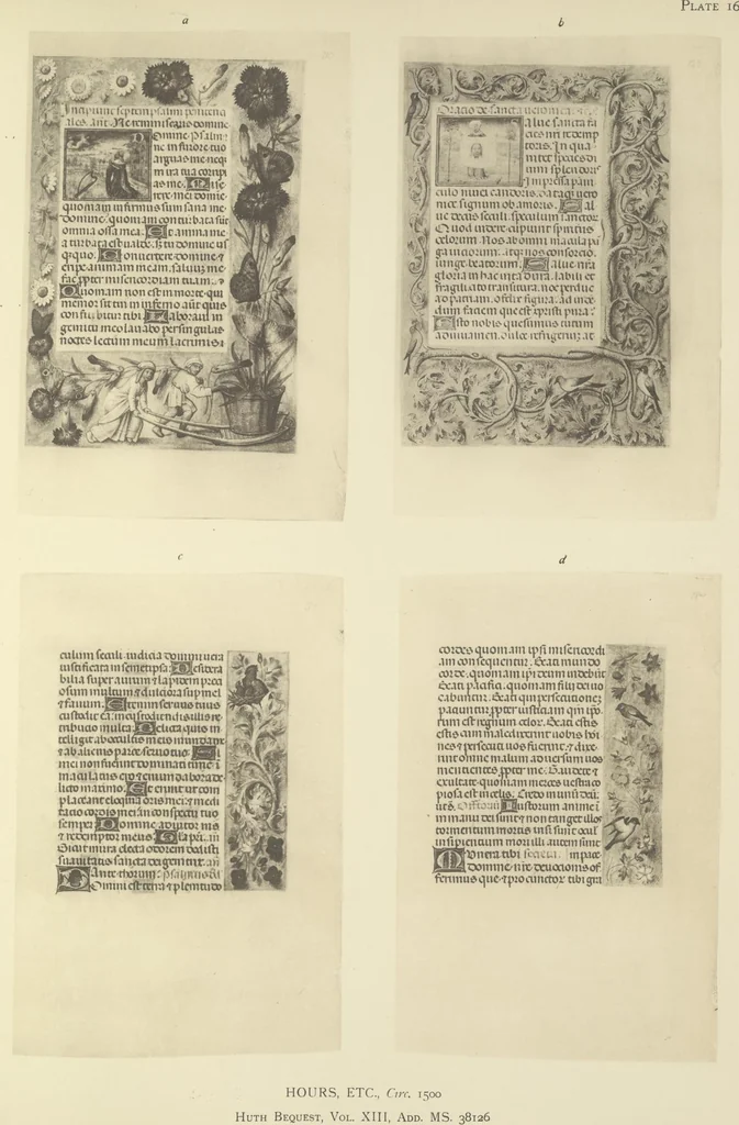An illustration from Catalogue of the fifty manuscripts & printed books bequeathed to the British Museum by Alfred H. Huth, 1912, leaf 76
