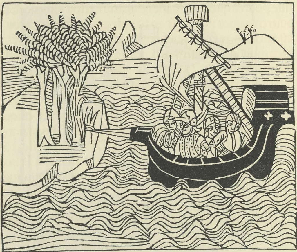An illustration from Catalogue of the fifty manuscripts & printed books bequeathed to the British Museum by Alfred H. Huth, 1912, leaf 91