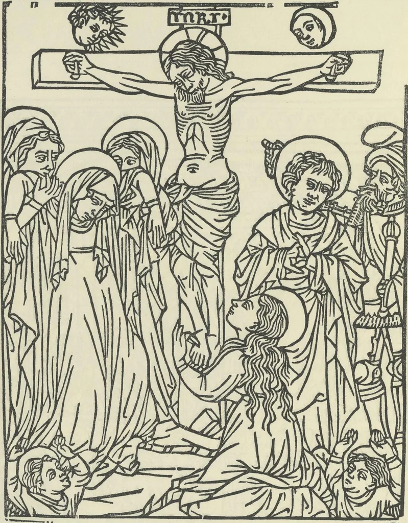 An illustration from Catalogue of the fifty manuscripts & printed books bequeathed to the British Museum by Alfred H. Huth, 1912, leaf 97