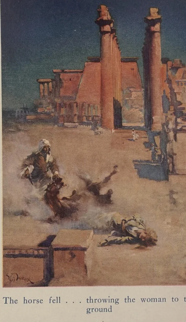 An illustration from The bear's claws, 1913, leaf 361