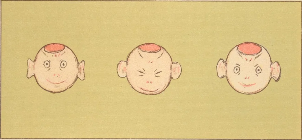 An illustration from Topsys & turvys, 1893, leaf 31