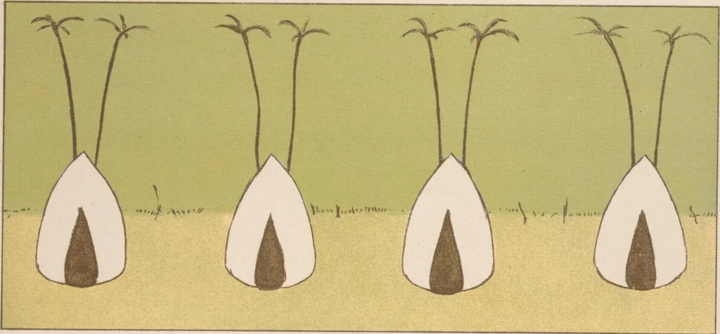 An illustration from Topsys & turvys, 1893, leaf 35