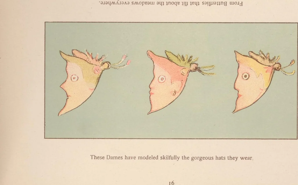 An illustration from Topsys & turvys, 1893, leaf 45