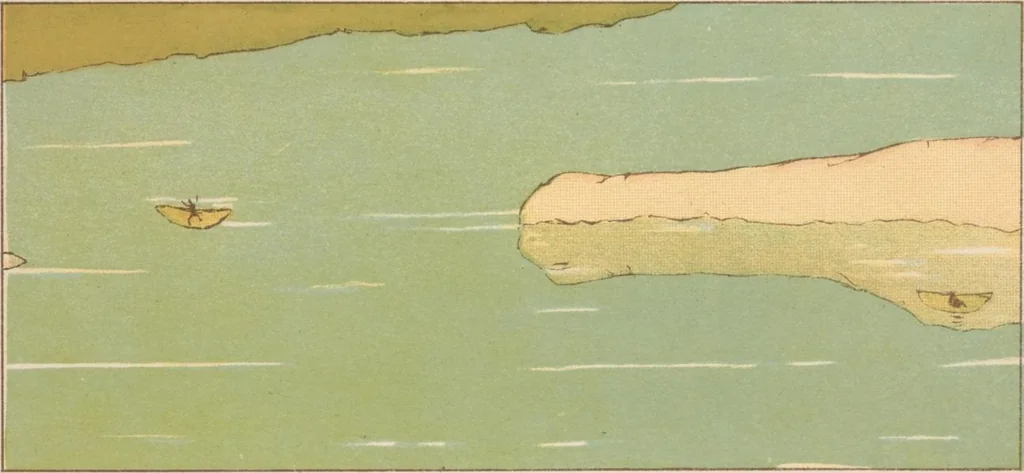 An illustration from Topsys & turvys, 1893, leaf 61