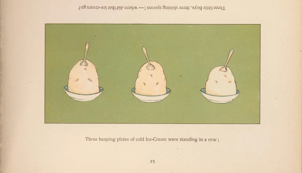 An illustration from Topsys & turvys, 1893, leaf 63