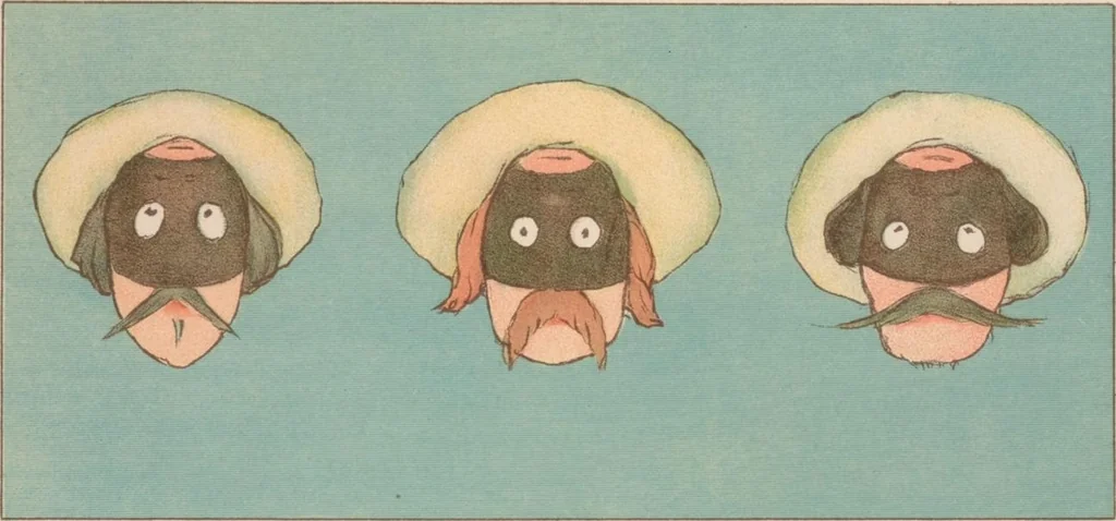 An illustration from Topsys & turvys, 1893, leaf 71
