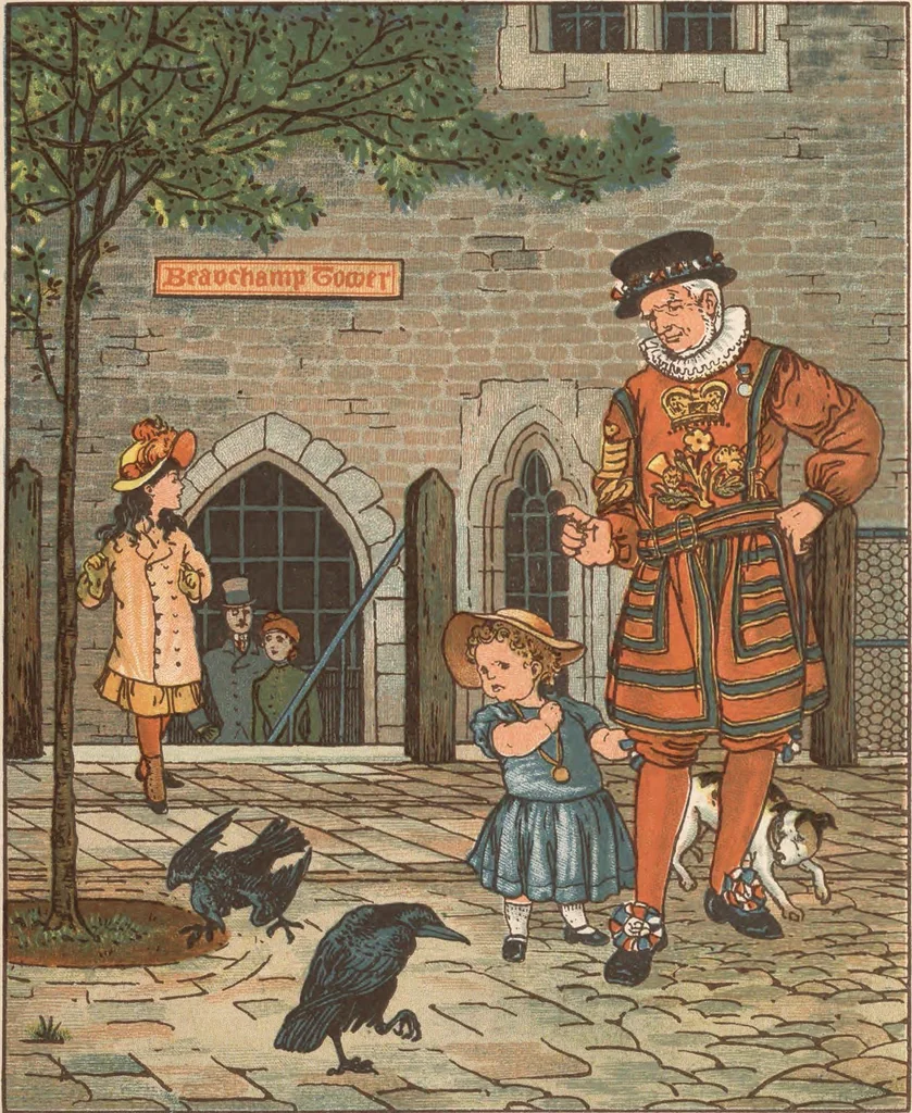 An illustration from London town, 1883, leaf 13