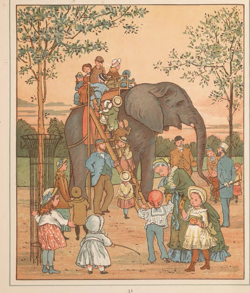 An illustration from London town, 1883, leaf 35