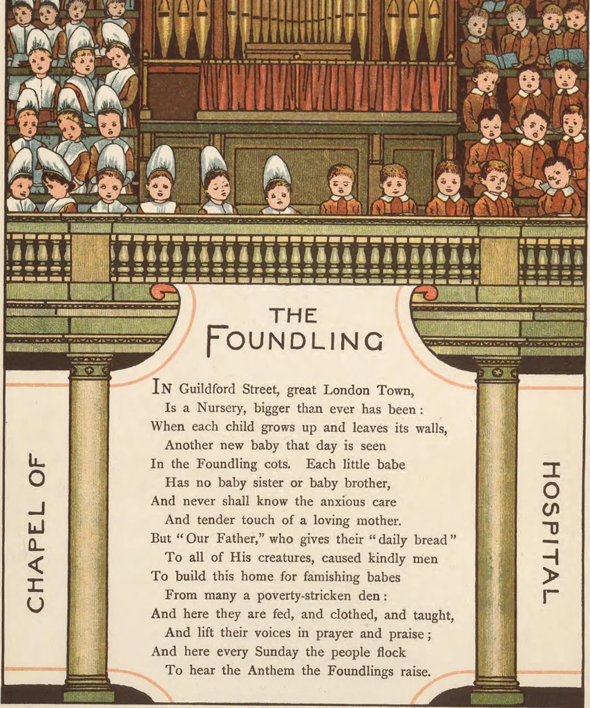 An illustration from London town, 1883, leaf 46