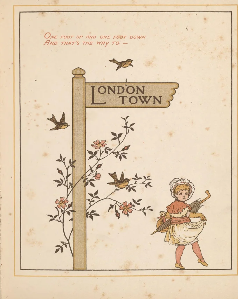 An illustration from London town, 1883, leaf 5