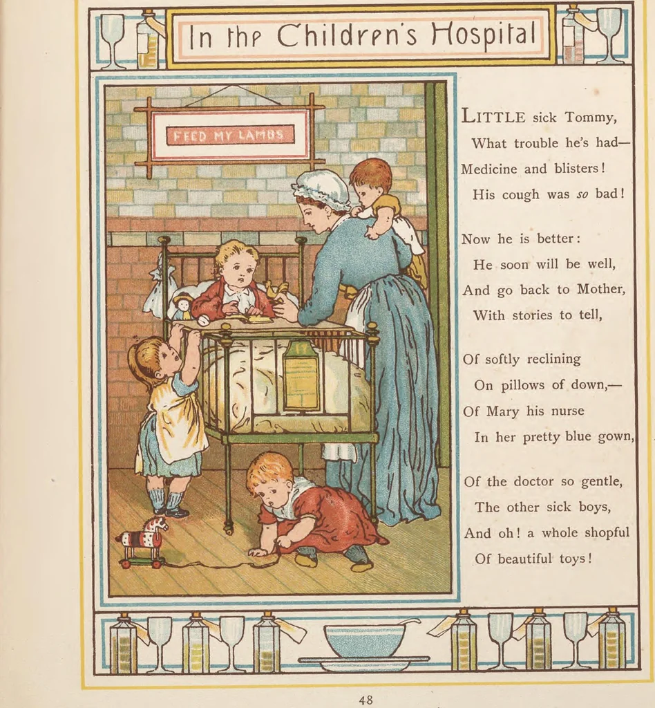 An illustration from London town, 1883, leaf 52