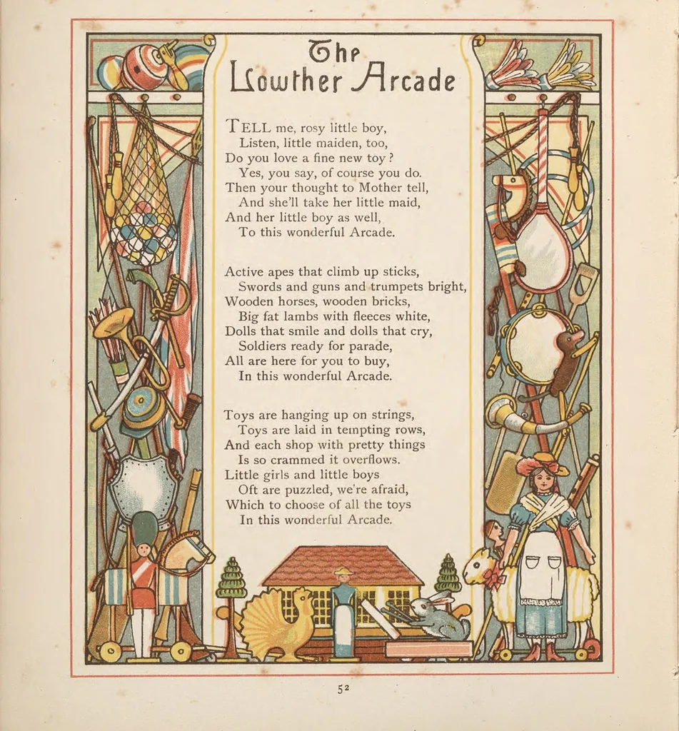 An illustration from London town, 1883, leaf 56