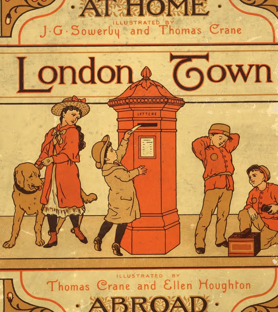 An illustration from London town, 1883, leaf 64