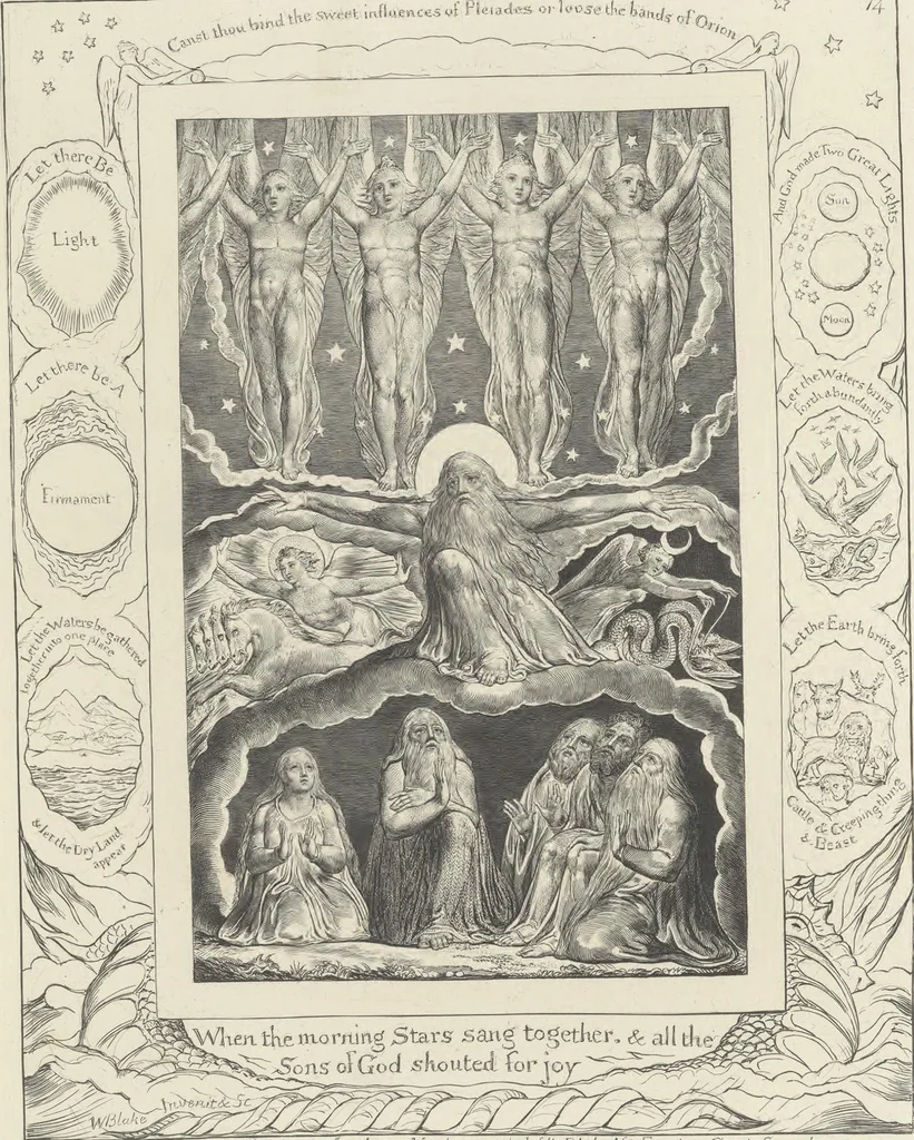 An illustration from Illustrations of the Book of Job,, 1826, leaf 64