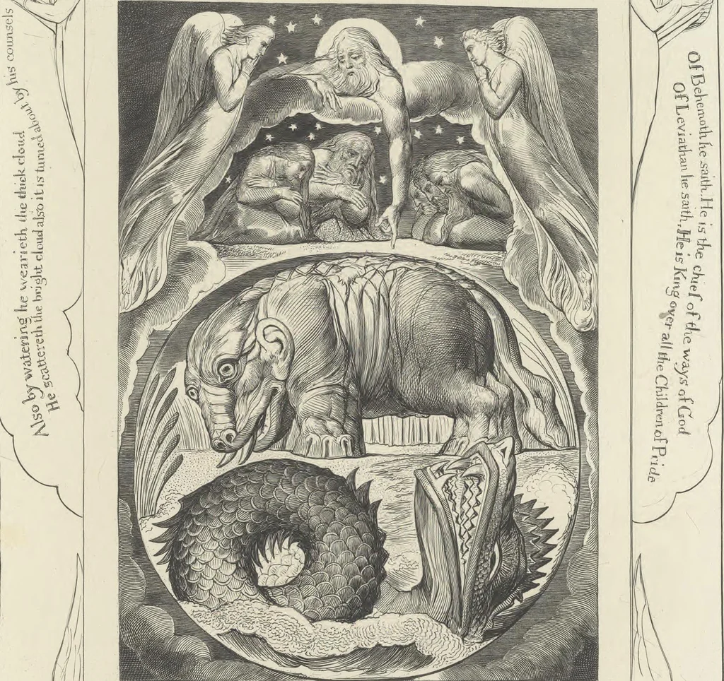 An illustration from Illustrations of the Book of Job,, 1826, leaf 70