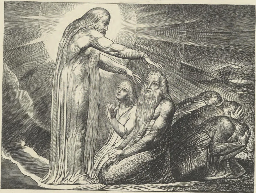 An illustration from Illustrations of the Book of Job,, 1826, leaf 76