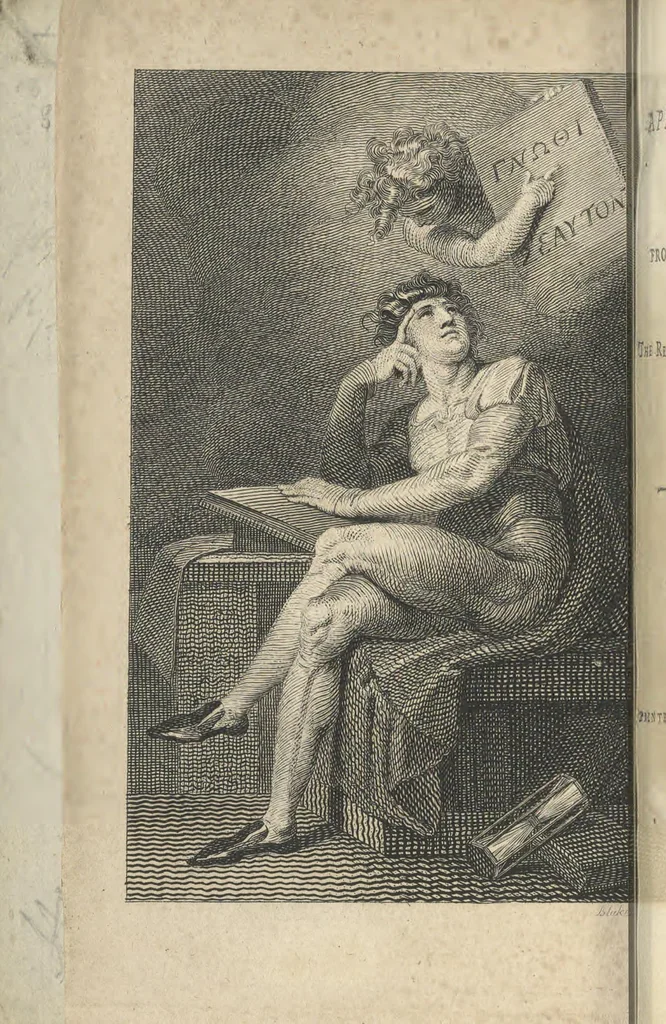 An illustration from Aphorisms on man, 1794, leaf 7