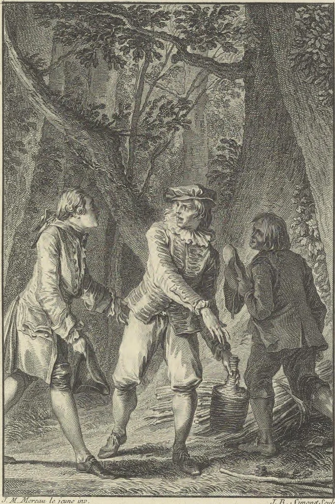 An illustration from Œuvres de Moliere, 1773, leaf 118