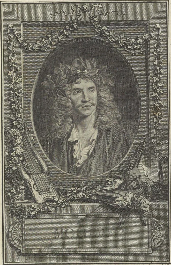 An illustration from Œuvres de Moliere, 1773, leaf 14