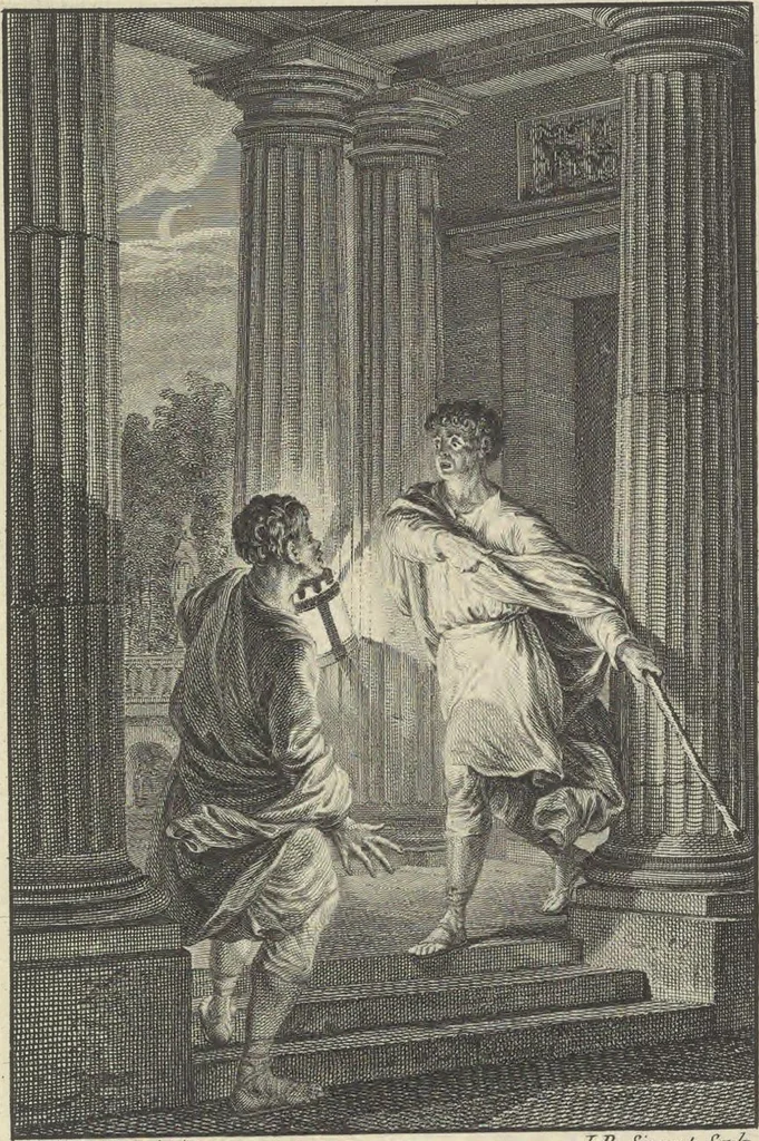 An illustration from Œuvres de Moliere, 1773, leaf 140