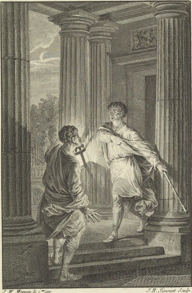An illustration from Œuvres de Moliere, 1773, leaf 142
