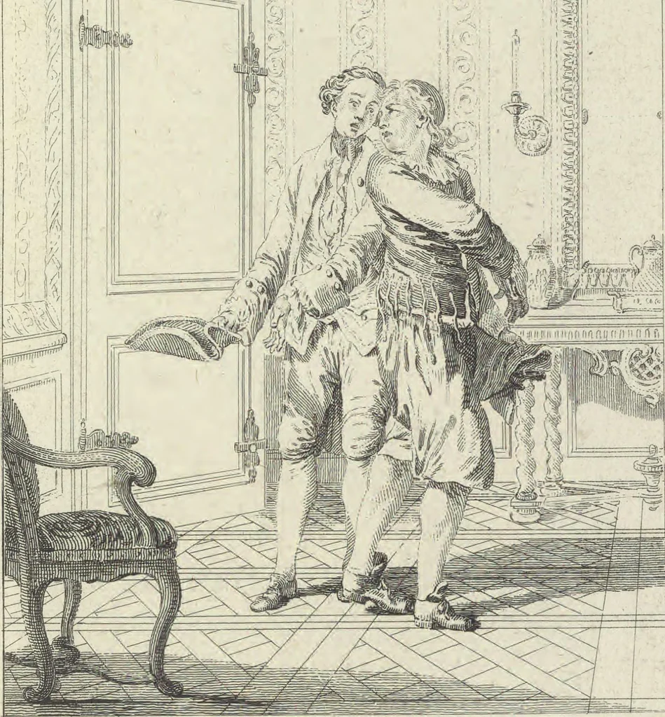 An illustration from Œuvres de Moliere, 1773, leaf 152