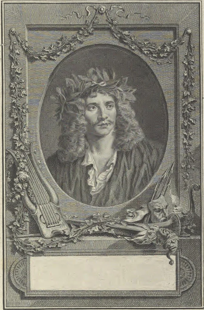 An illustration from Œuvres de Moliere, 1773, leaf 16