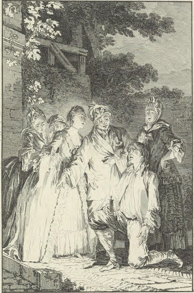 An illustration from Œuvres de Moliere, 1773, leaf 160
