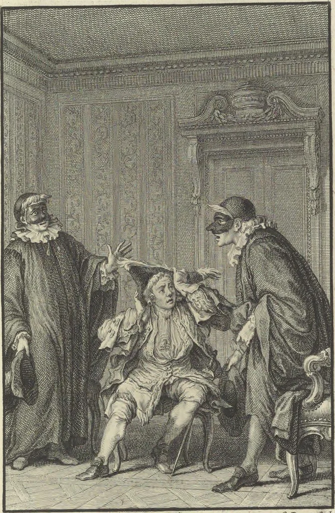 An illustration from Œuvres de Moliere, 1773, leaf 164