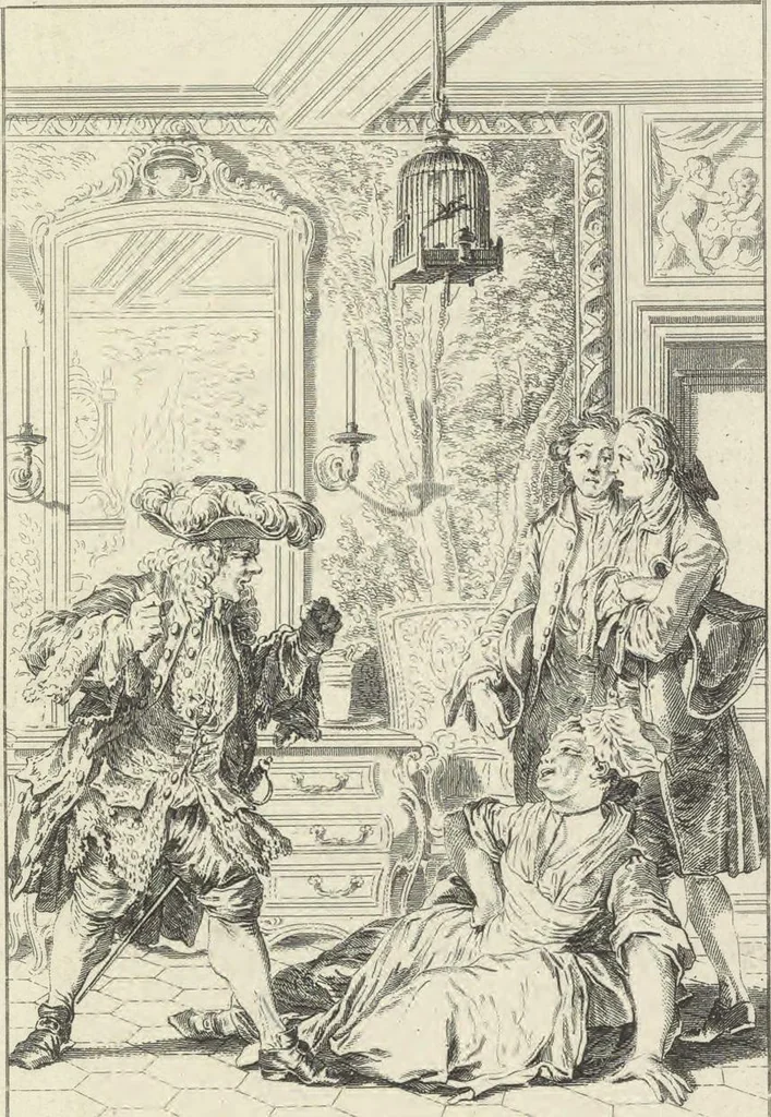 An illustration from Œuvres de Moliere, 1773, leaf 178