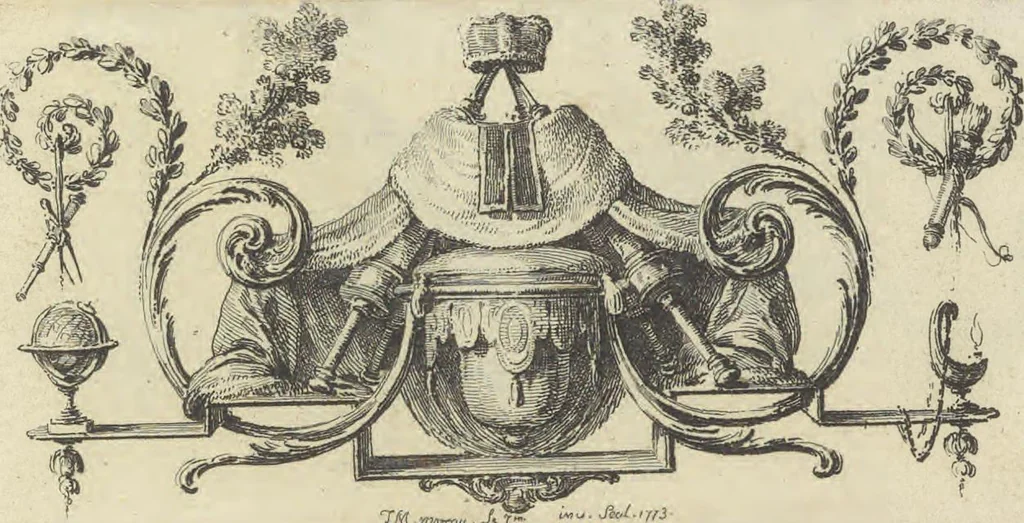 An illustration from Œuvres de Moliere, 1773, leaf 180