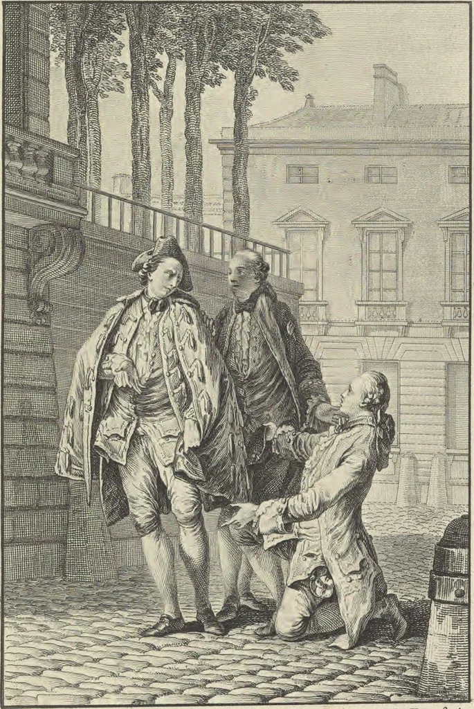 An illustration from Œuvres de Moliere, 1773, leaf 184