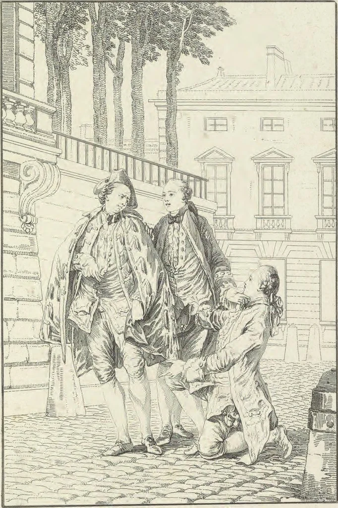 An illustration from Œuvres de Moliere, 1773, leaf 188