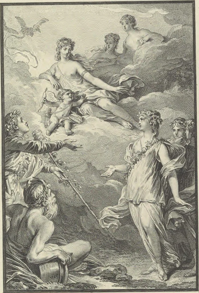 An illustration from Œuvres de Moliere, 1773, leaf 190
