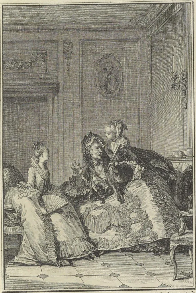 An illustration from Œuvres de Moliere, 1773, leaf 204