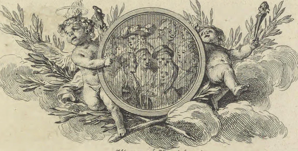 An illustration from Œuvres de Moliere, 1773, leaf 22