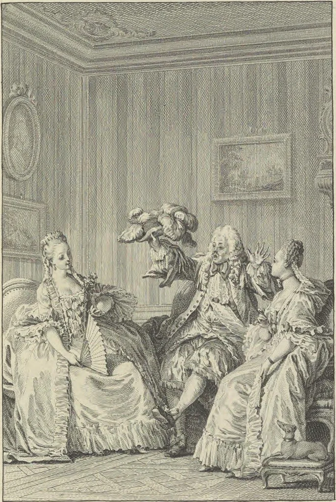 An illustration from Œuvres de Moliere, 1773, leaf 32