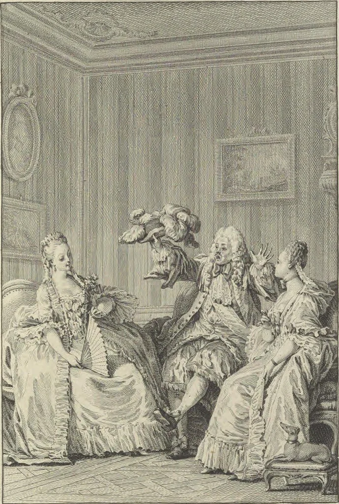 An illustration from Œuvres de Moliere, 1773, leaf 34