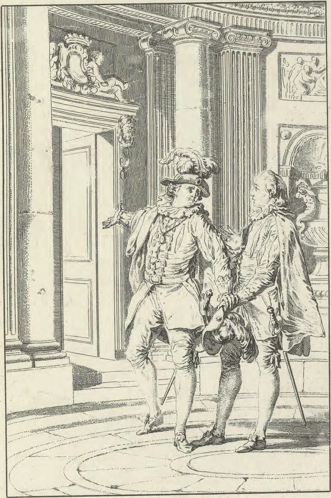 An illustration from Œuvres de Moliere, 1773, leaf 50