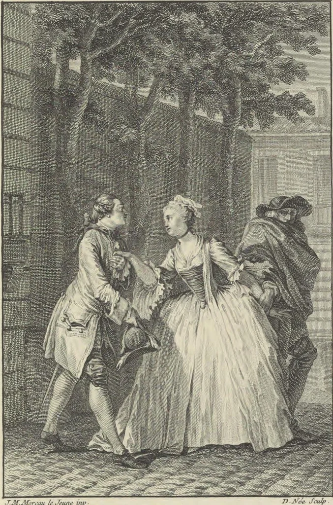 An illustration from Œuvres de Moliere, 1773, leaf 64
