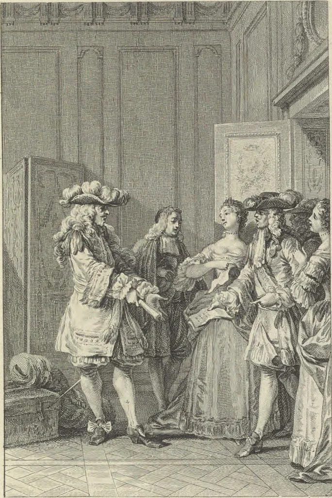 An illustration from Œuvres de Moliere, 1773, leaf 74