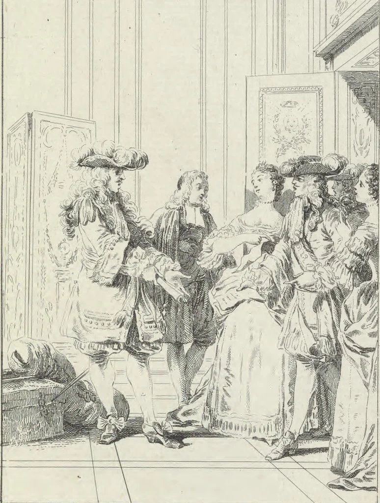 An illustration from Œuvres de Moliere, 1773, leaf 78
