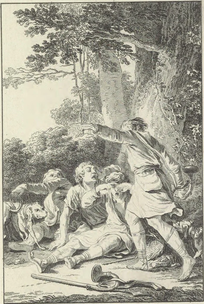 An illustration from Œuvres de Moliere, 1773, leaf 88