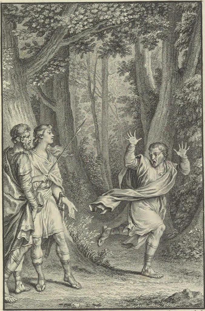 An illustration from Œuvres de Moliere, 1773, leaf 90