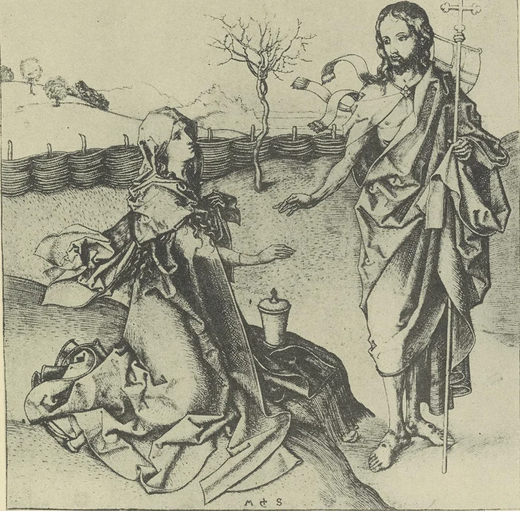 An illustration from From Holbein to Whistler, notes on drawing and engraving, / by Alfred Mansfield Brooks., 1920, leaf 110